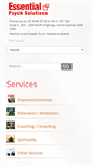 Mobile Screenshot of essentialpsych.com.au